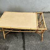 Table basse rotin