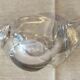 EMPTY DECORATIVE HEN CRYSTAL POCKET OR DECORATIVE