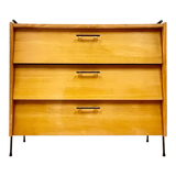 Shoes cabinet with metal frame