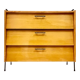 Shoes cabinet with metal frame