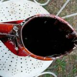 Large Vallauris pitcher in enamelled ceramic from the 60s