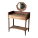 Vintage 1950s turned wood dressing table