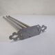 Vintage articulated towel rack 3 arms