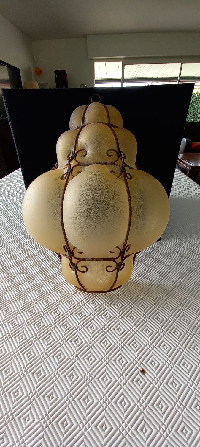 Murano crystal wall lamps