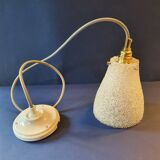 Scandinavian Perspex pendant light from the 70s, vintage France - newly electrified