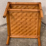 Vintage rattan side table 1960