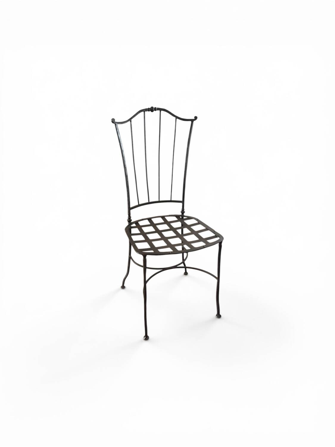 6 handcrafted wrought iron Provençal chairs