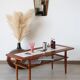 Vintage teak ceramic coffee table Gemina Møbler