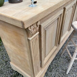 Bar / counter in raw wood