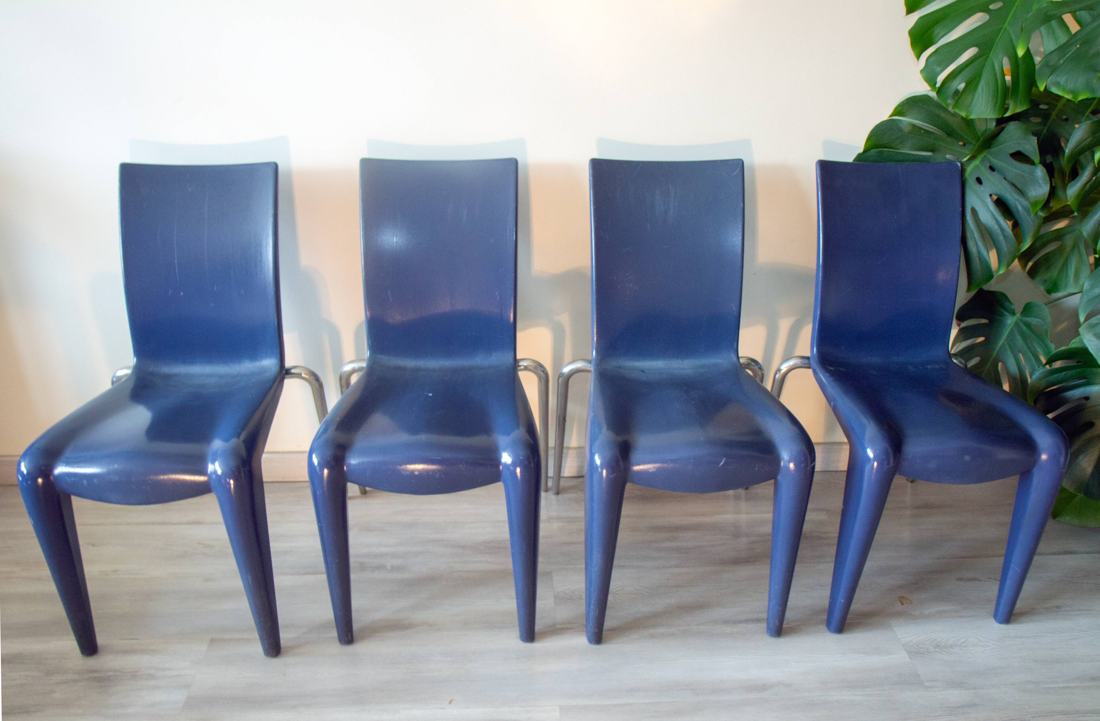 Set of 4 P.Starck chairs, VITRA edition, 1992