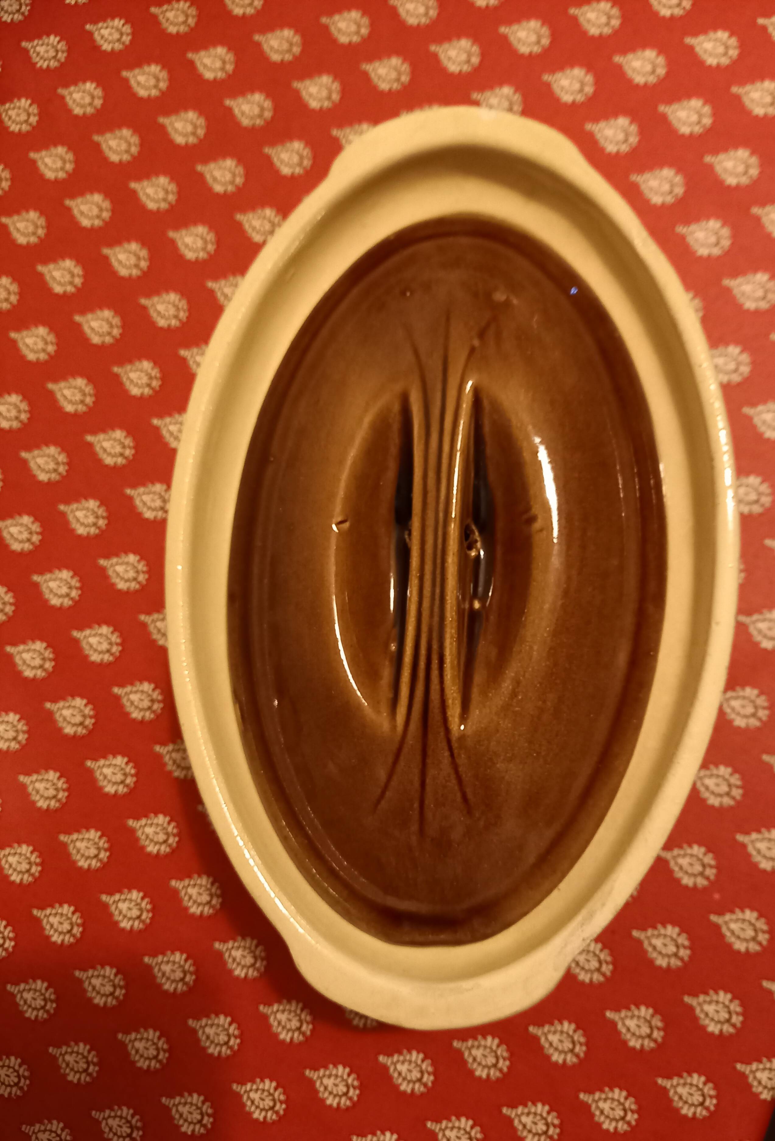 Old vintage oven dish