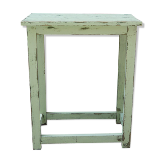 Console made of patinated wood