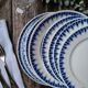 Lot plates and dishes earthenware Badonviller Carthage Rare