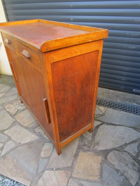 Meuble d'atelier/métier ancien en bois