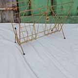 Vintage vinyl magazine rack