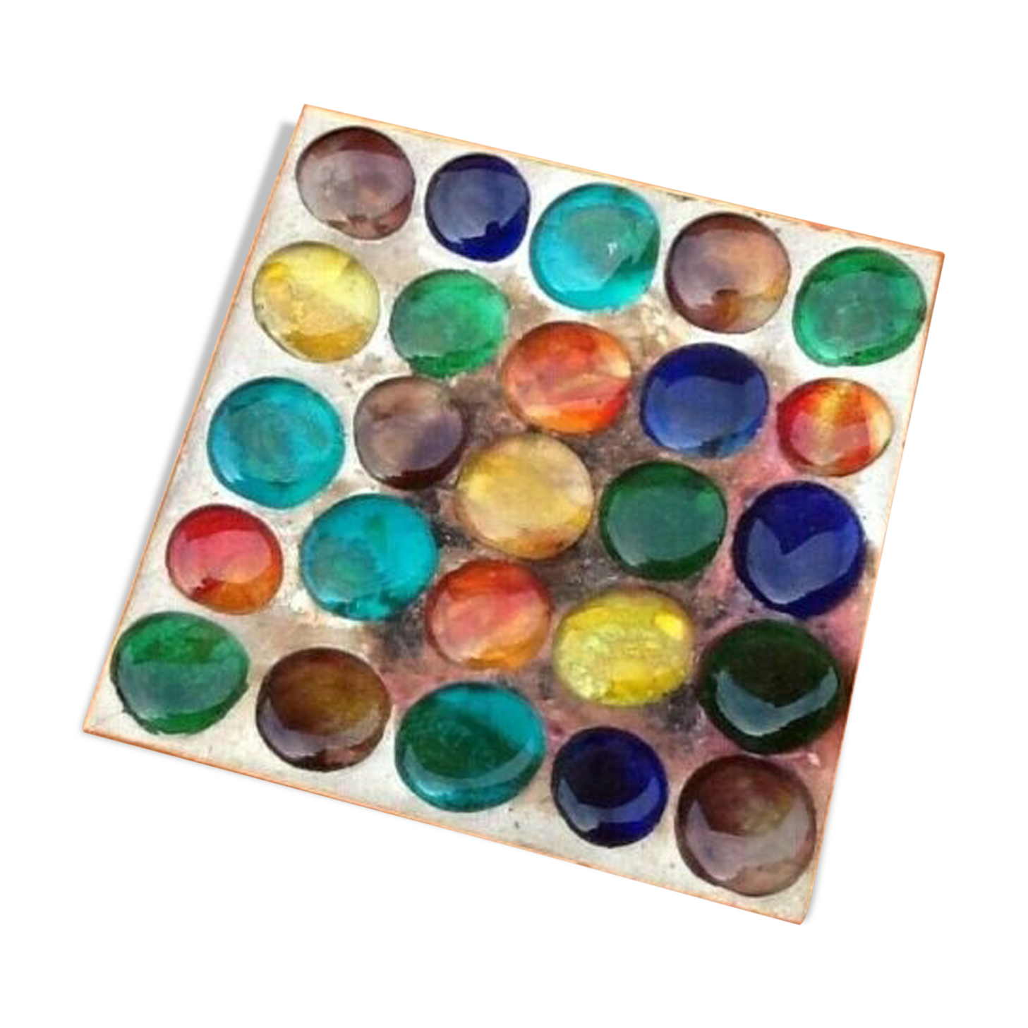 Pocket Drain Murano Glass Pebbles