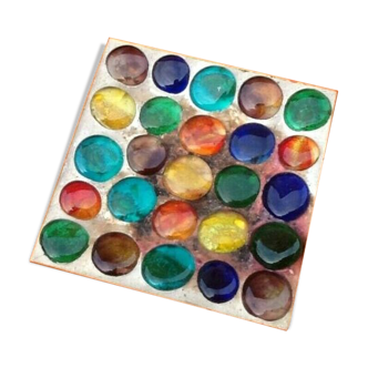 Pocket Drain Murano Glass Pebbles