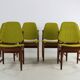 Ensemble de six chaises à manger design danois par Arne Hovmand Olsen