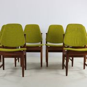 Set of six Danish design dining chairs by Arne Hovmand Olsen