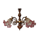 Gooseneck chandelier