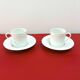 Pair of Limoges porcelain cups - Maison Raynaud - Washington