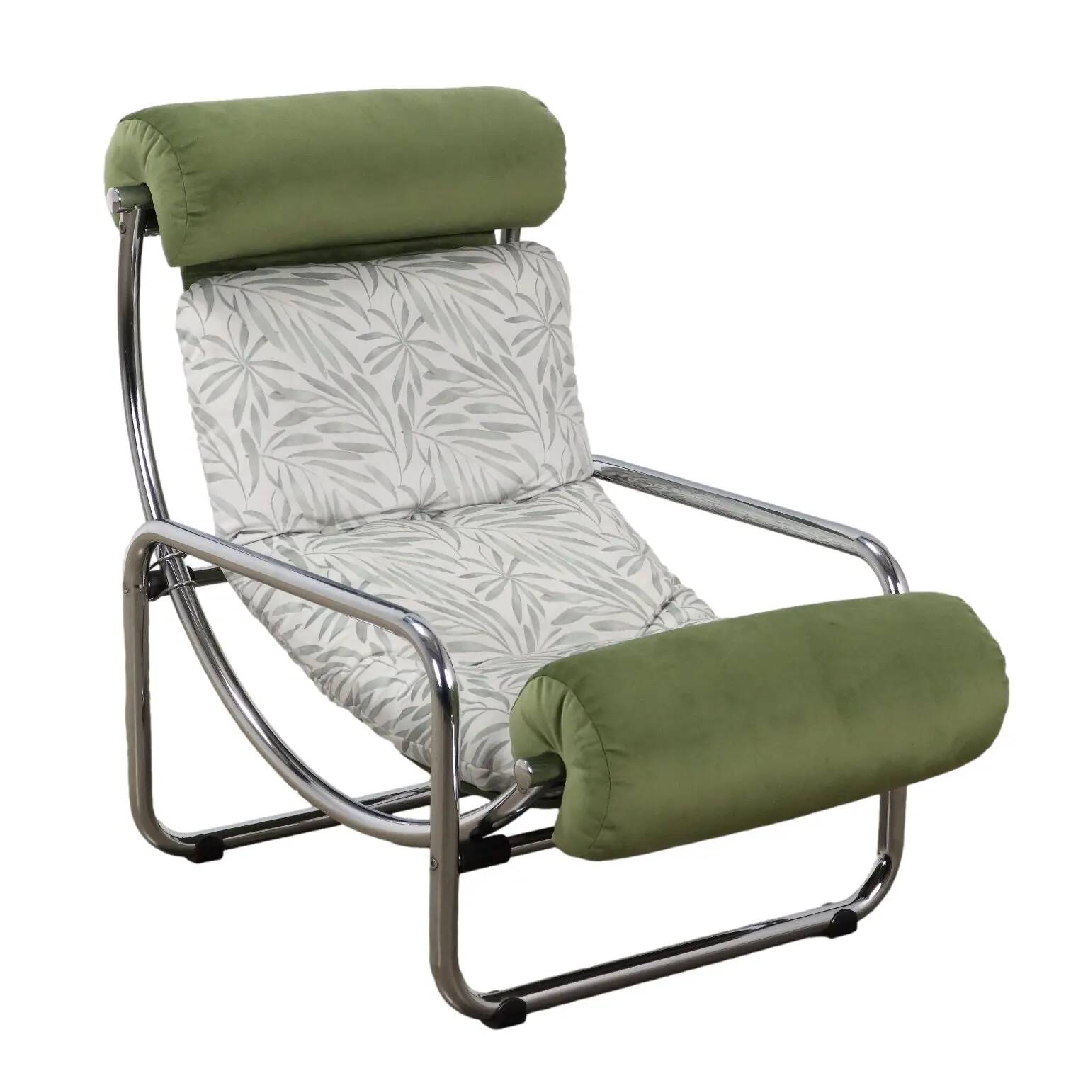 Fauteuil vintage Jungle Collection en velours, Italie, années 1960