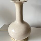 Vintage cracked glazed ceramic lamp – 1970s