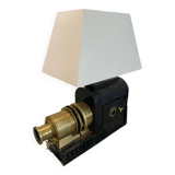 Helios magic lantern fitted as a lamp