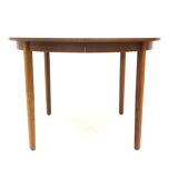 Dining table in walnut, Sweden, 1960