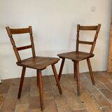 Paire de chaises anciennes