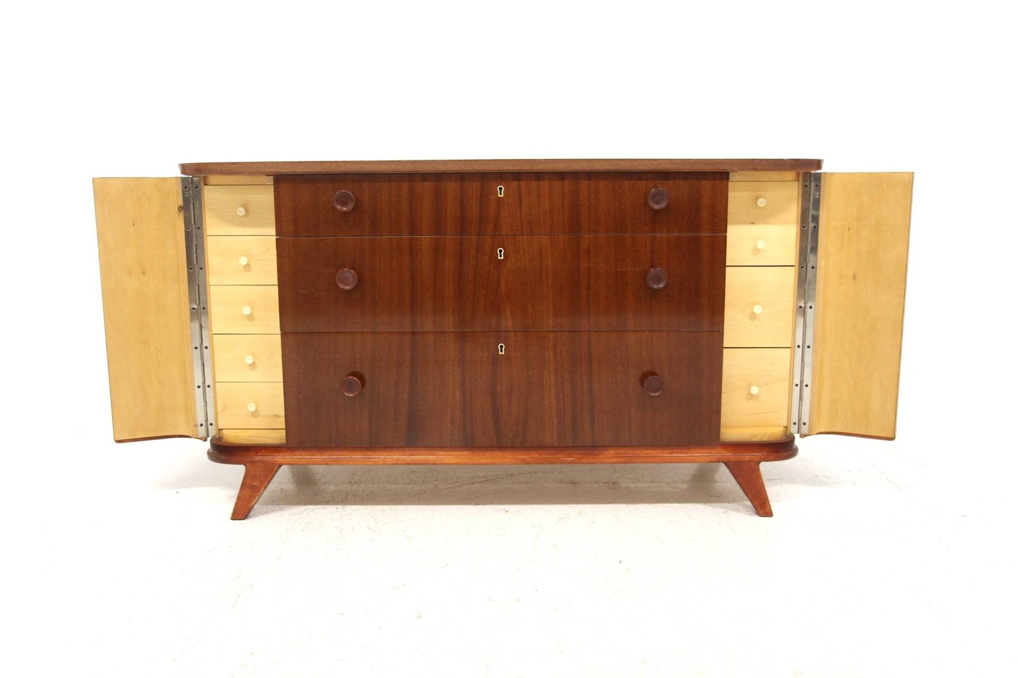Commode scandinave en acajou, Swedish modern, Suède, 1940