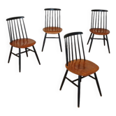 Set of 4 Fanett chairs by Tapiovaara