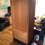 1970s teak veneered secretary