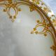 Oval earthenware plate Creil and Montereau Bruges 43x31cm