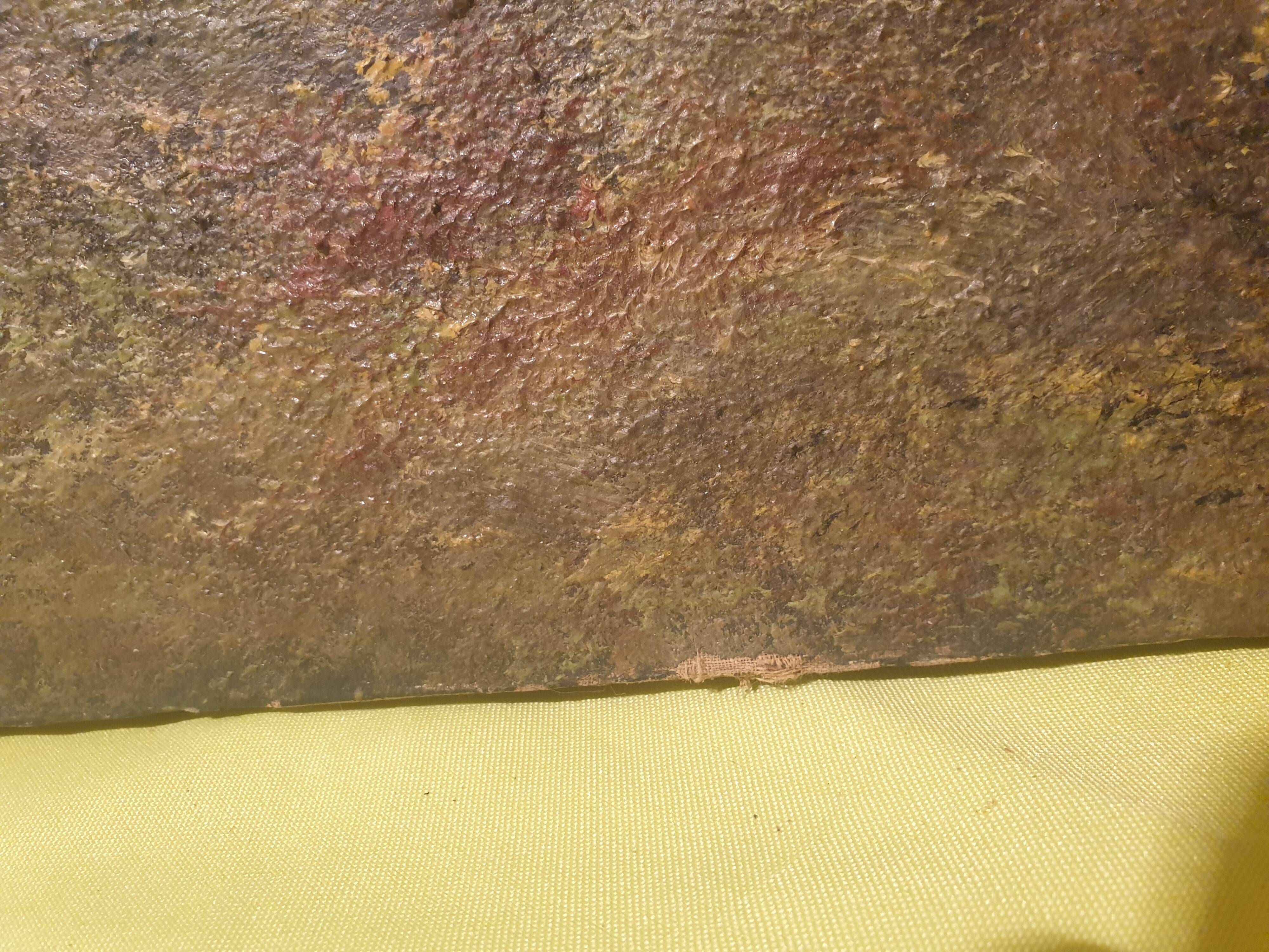 Old oil painting on canvas signed Baldy in the Barbizon style