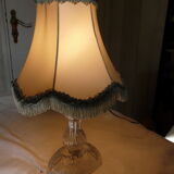 Lampe en cristal taillé
