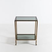 Chariot de service/table d'appoint vintage, Italie 1970