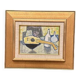 Original Swedish Oil on Panel – “Still Life with Lute” by Arnold Eres