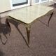 Petite Table basse Marbre et laiton