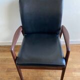 Scandinavian teak armchair
