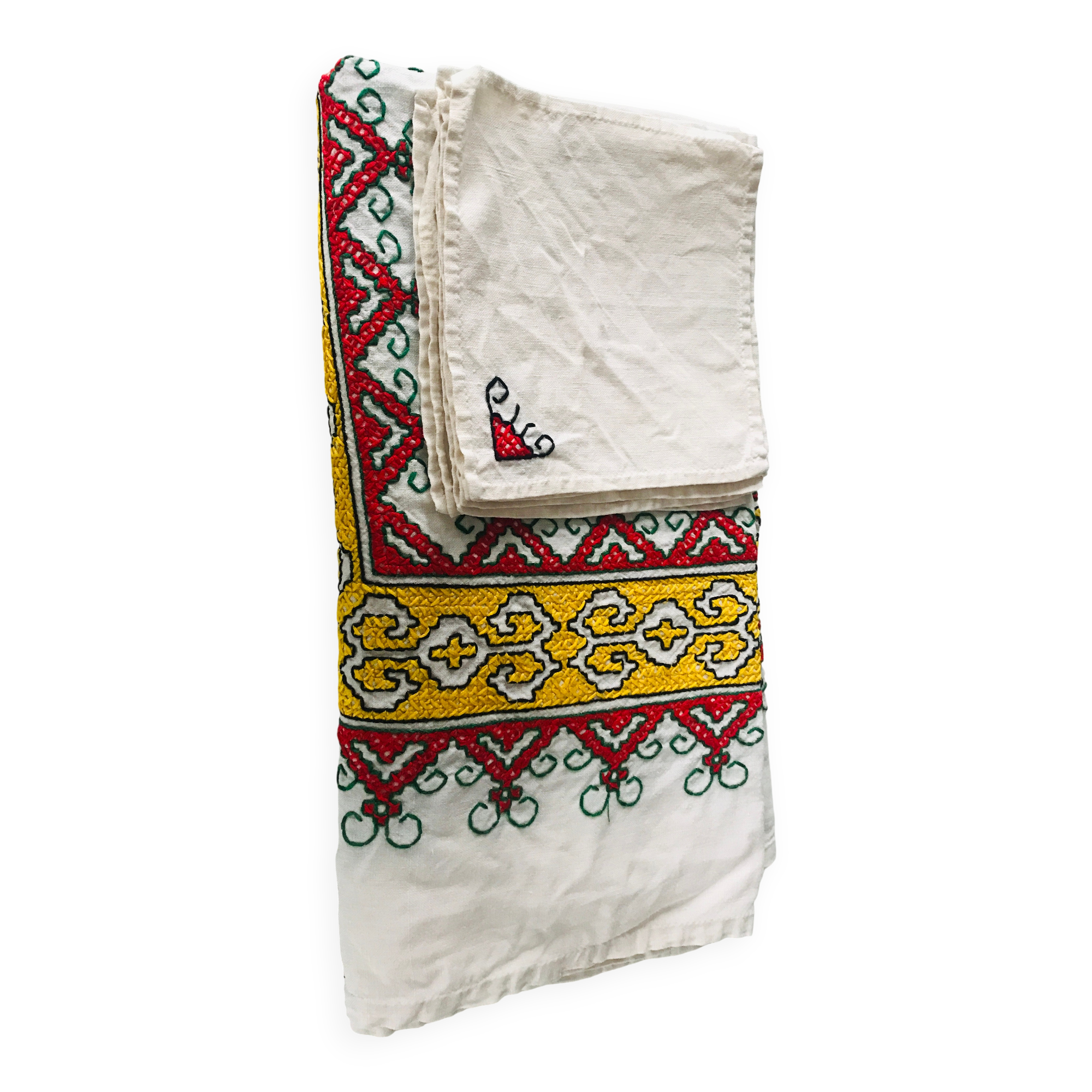 Nappe et serviettes broderies Ukraine