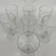 8 large crystal glasses from Baccarat, Champigny model.