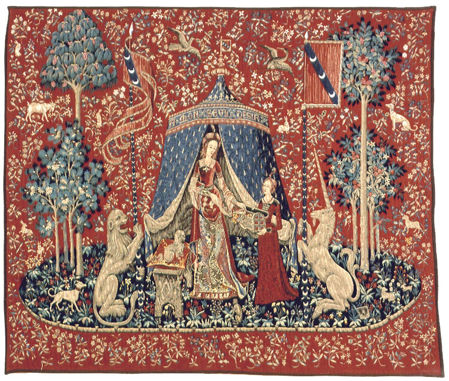 Halluin tapestry - pansu tapestry - medieval tapestry