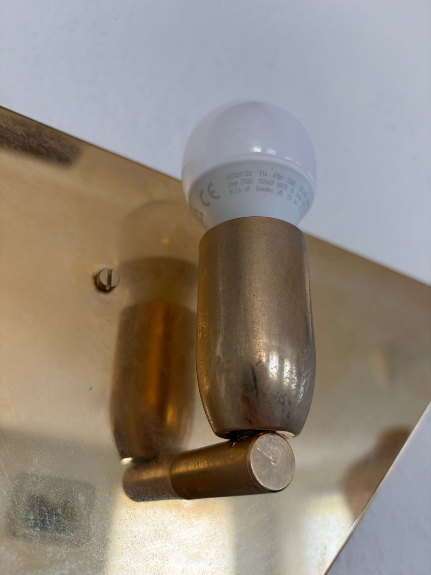 Vintage wall light — Italian design, 1970s