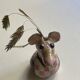 Small "bud vase" in glazed ceramic