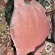 Fauteuil cabriolet de style Louis XV  velours rose
