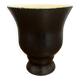 1950s black and white vase
