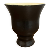 1950s black and white vase