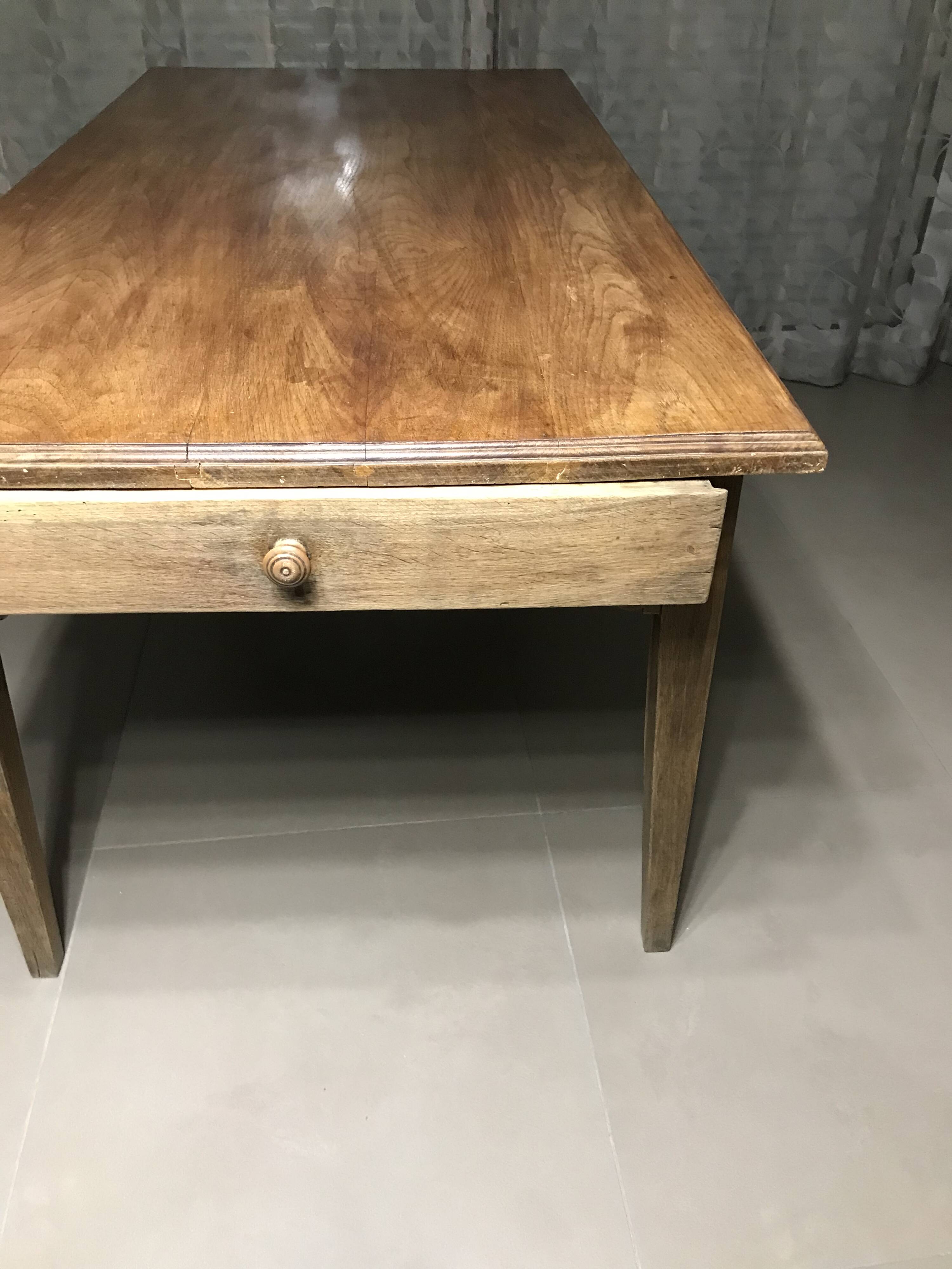 Oak farmhouse table