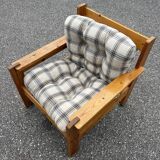 70s brutalist armchair